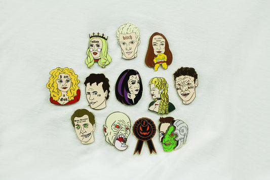Buffy Baddies - Buffy the Vampire Slayer kickstarter pins