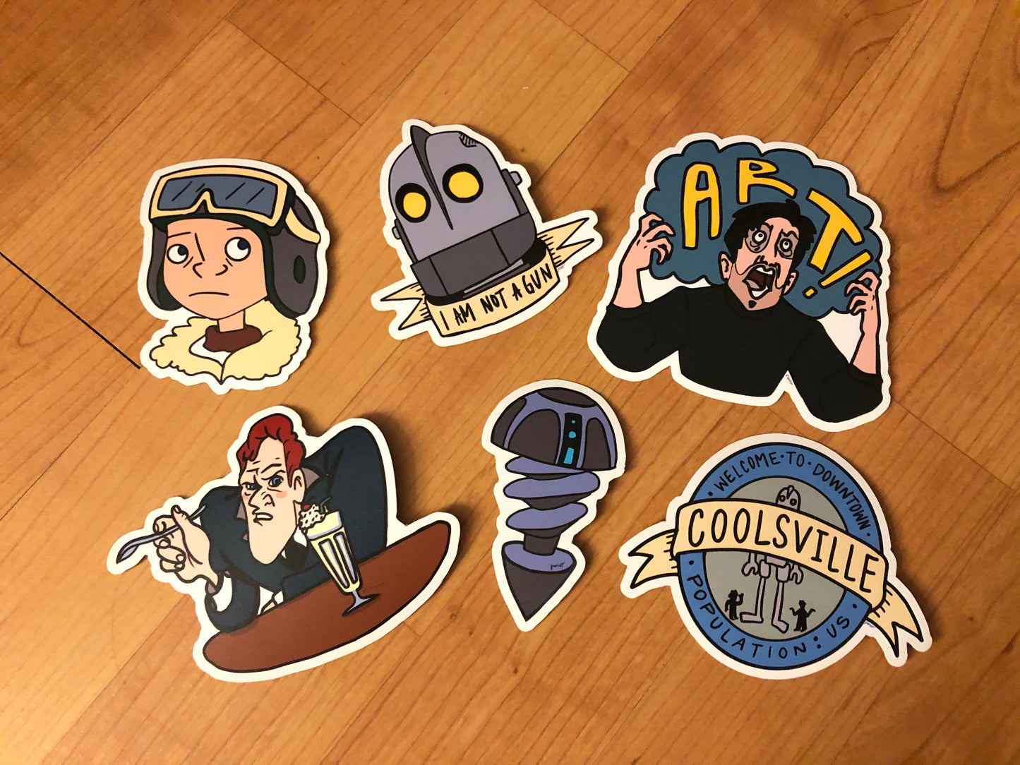 Iron Giant Sticker Pack