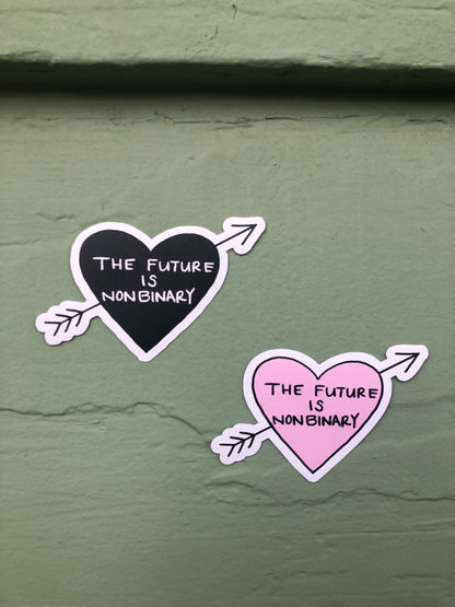 The Future is Nonbinary sticker