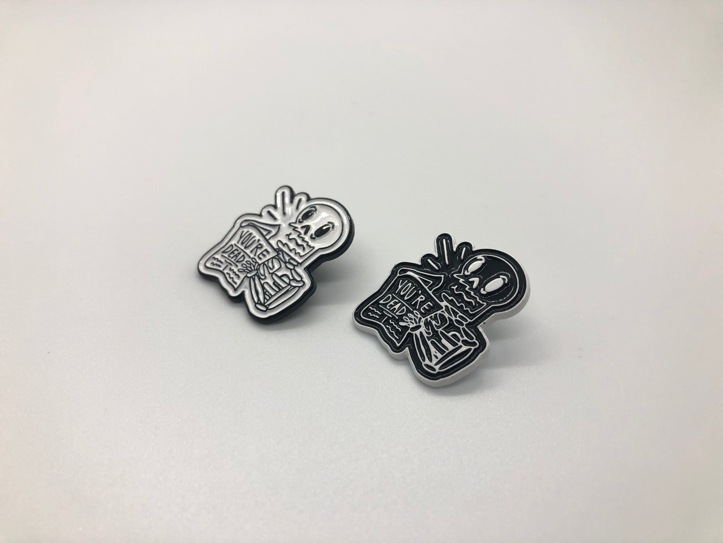“You’re Dead!” - My Chemical Romance inspired enamel pin