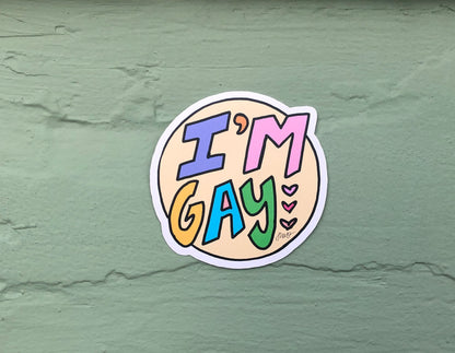 I’m Gay sticker