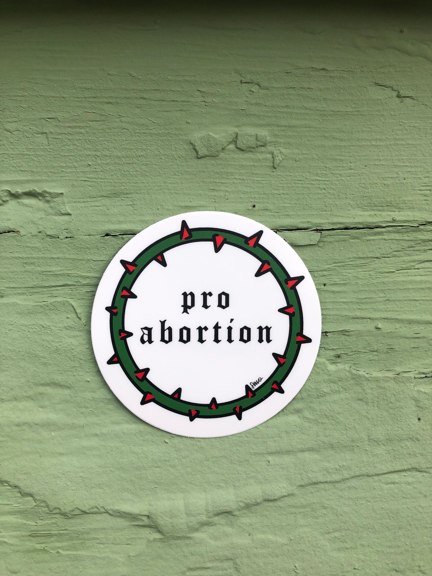 Pro Abortion sticker