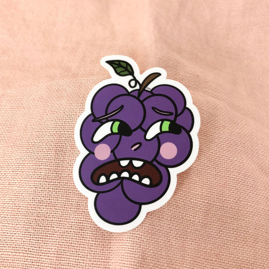 Griping Grape sticker